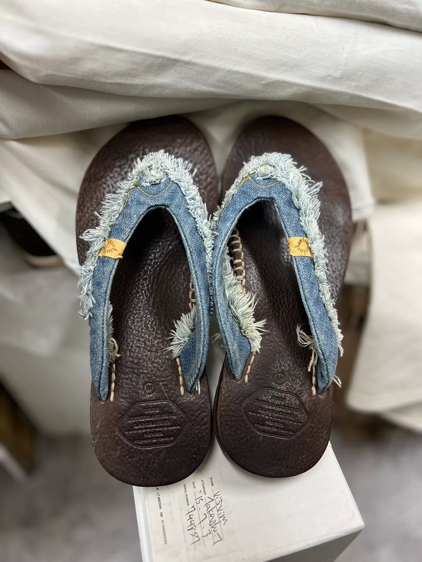 visvim lama sandal folk flip flops