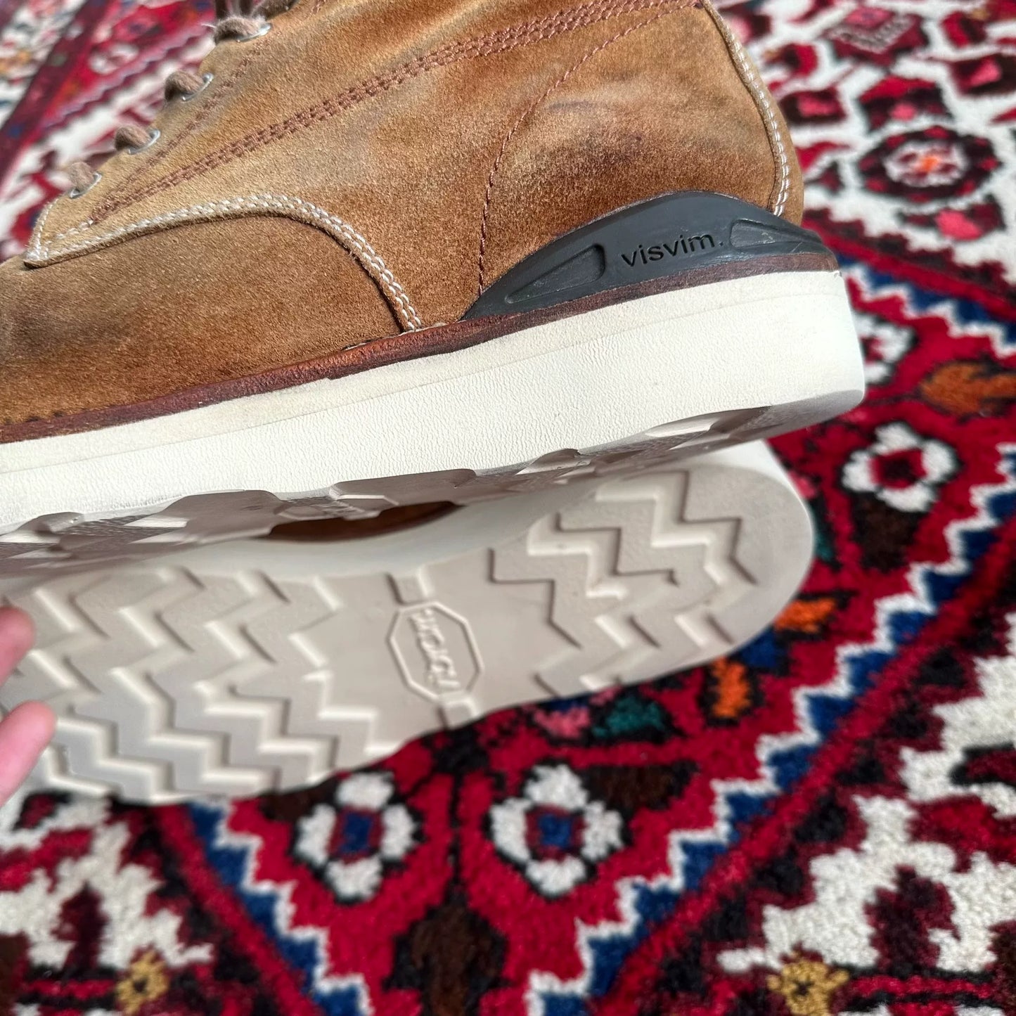 Visvim Suede Boots vintage Style