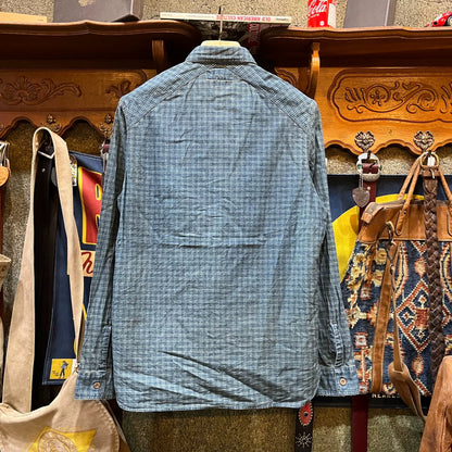 RRL Indigo Check Shirt