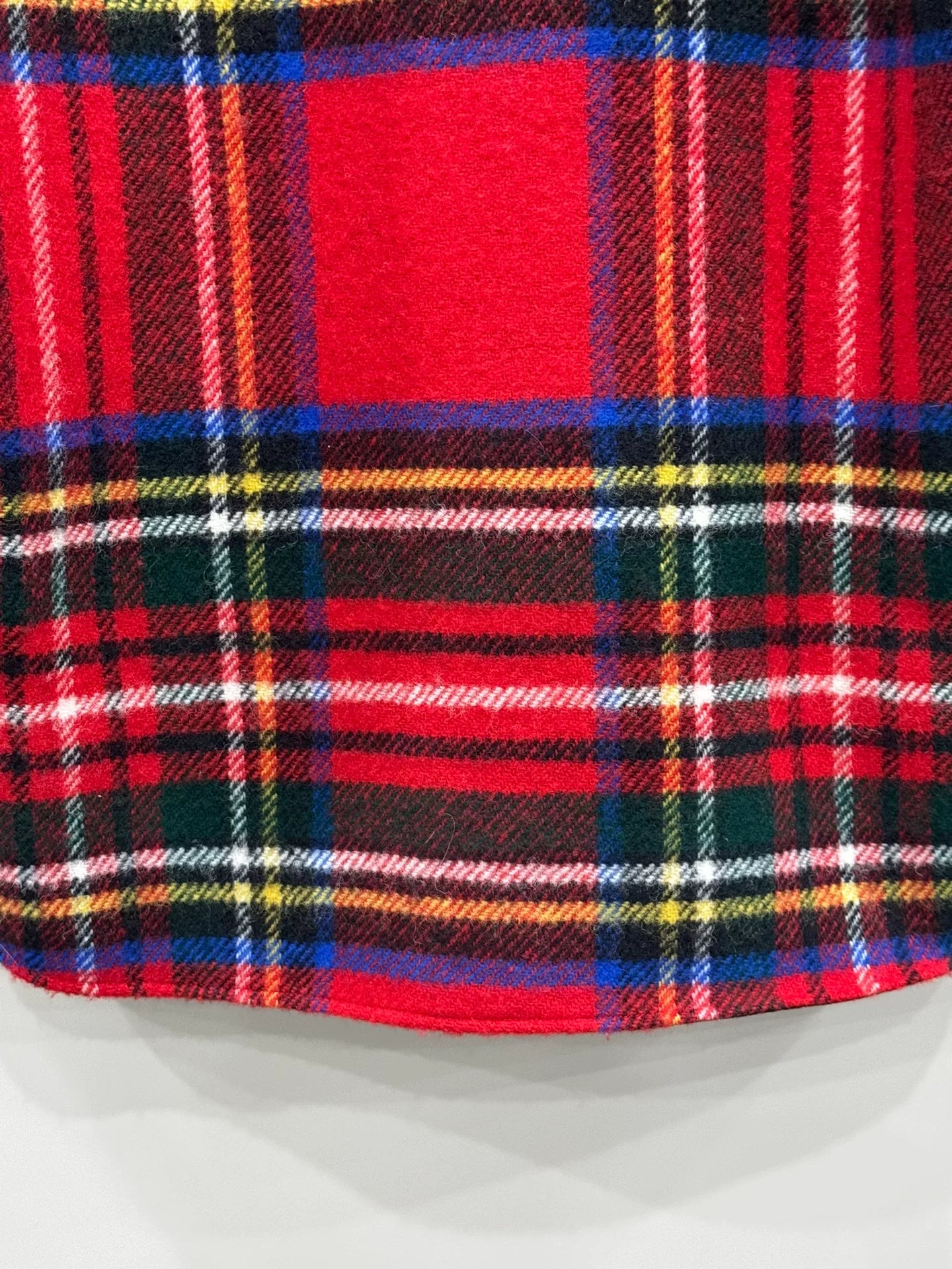 We11done Red Plaid Long Sleeve Shirt
