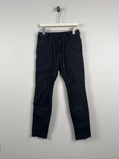 stylish soloist cargo pants in black