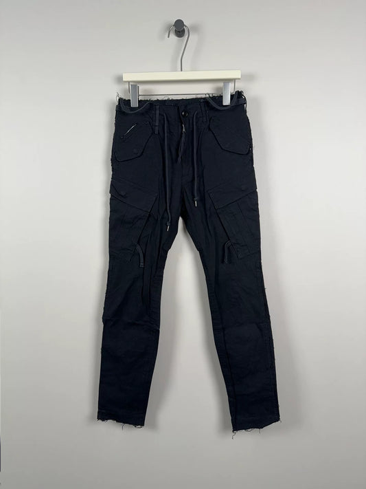 stylish soloist cargo pants in black