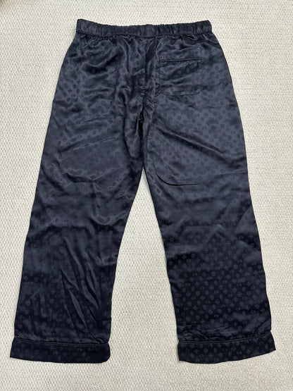 Chrome Hearts Black Silk Sleep Pants XL
