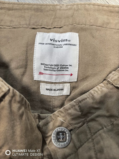 visvim chino pants with hand-painted details