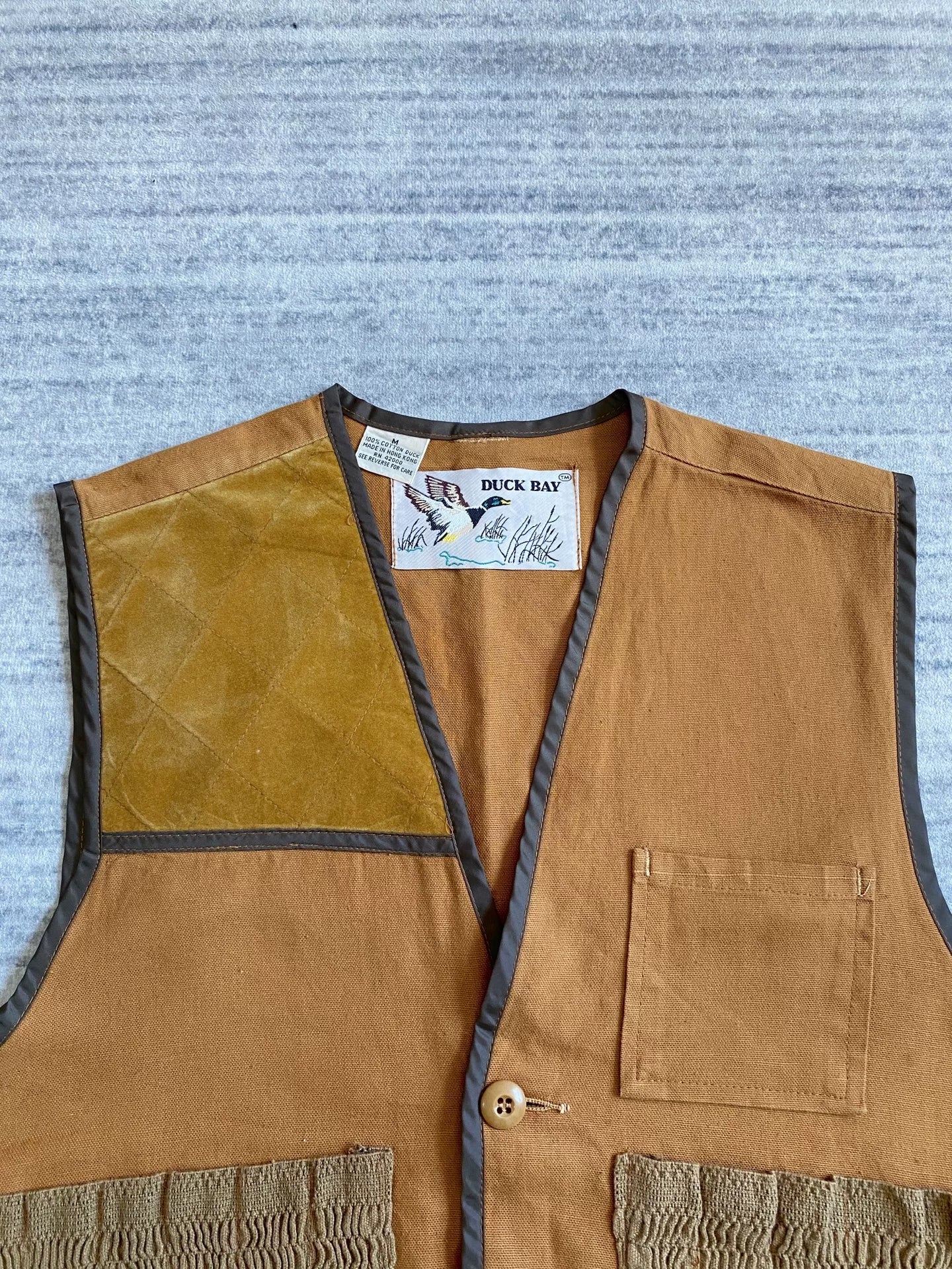 vintage duck bay hunting vest 60s