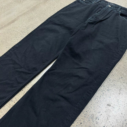 Vuja De Relaxed-Fit Black Denim Jeans