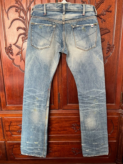 Deeta Men's Water Blue Selvedge Jeans