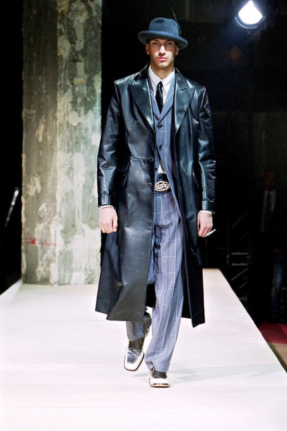 Yohji Yamamoto 03AW Curved Cut Rayon Shirt