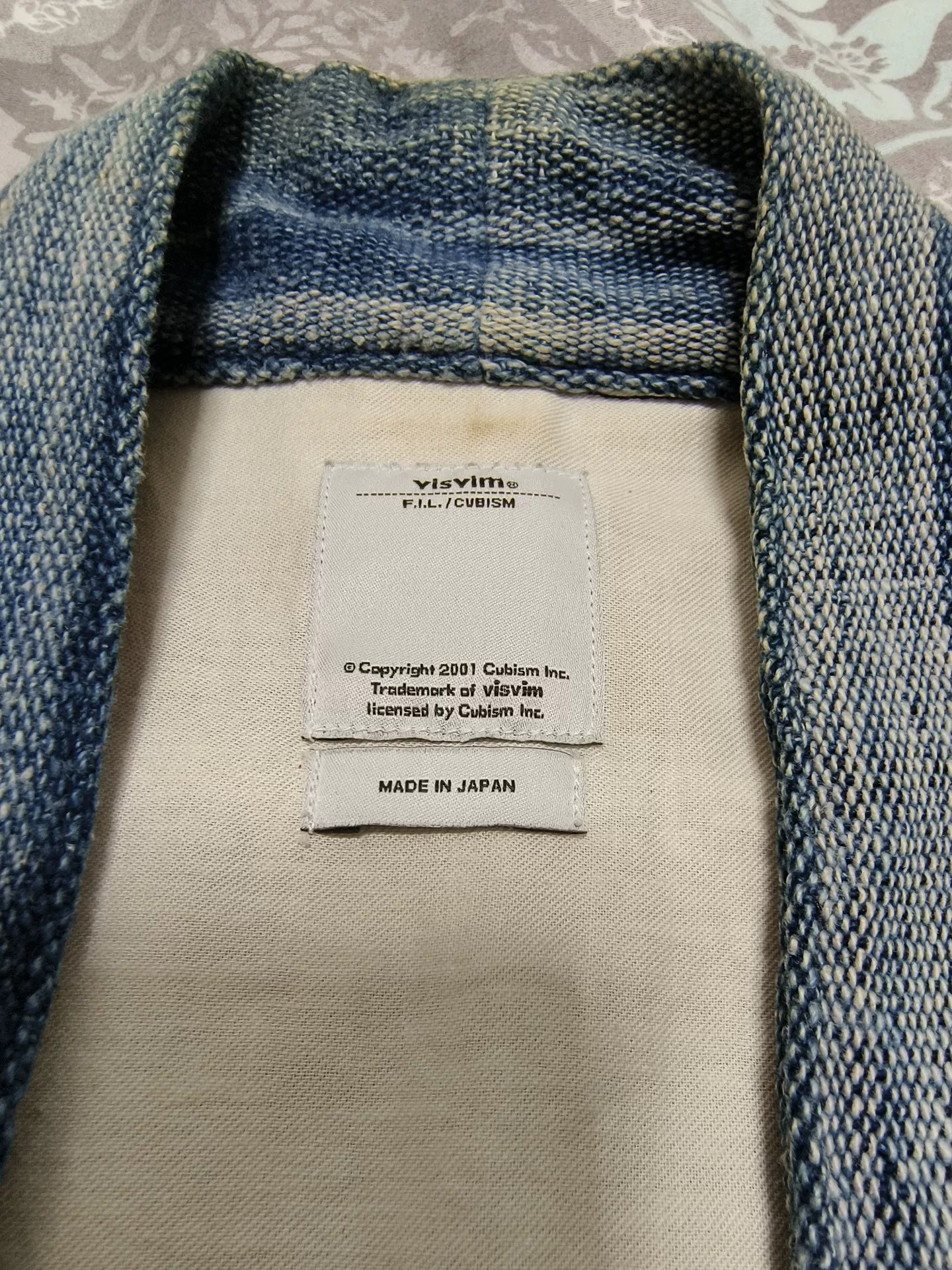 Visvim Brown Corduroy Robe with Collar