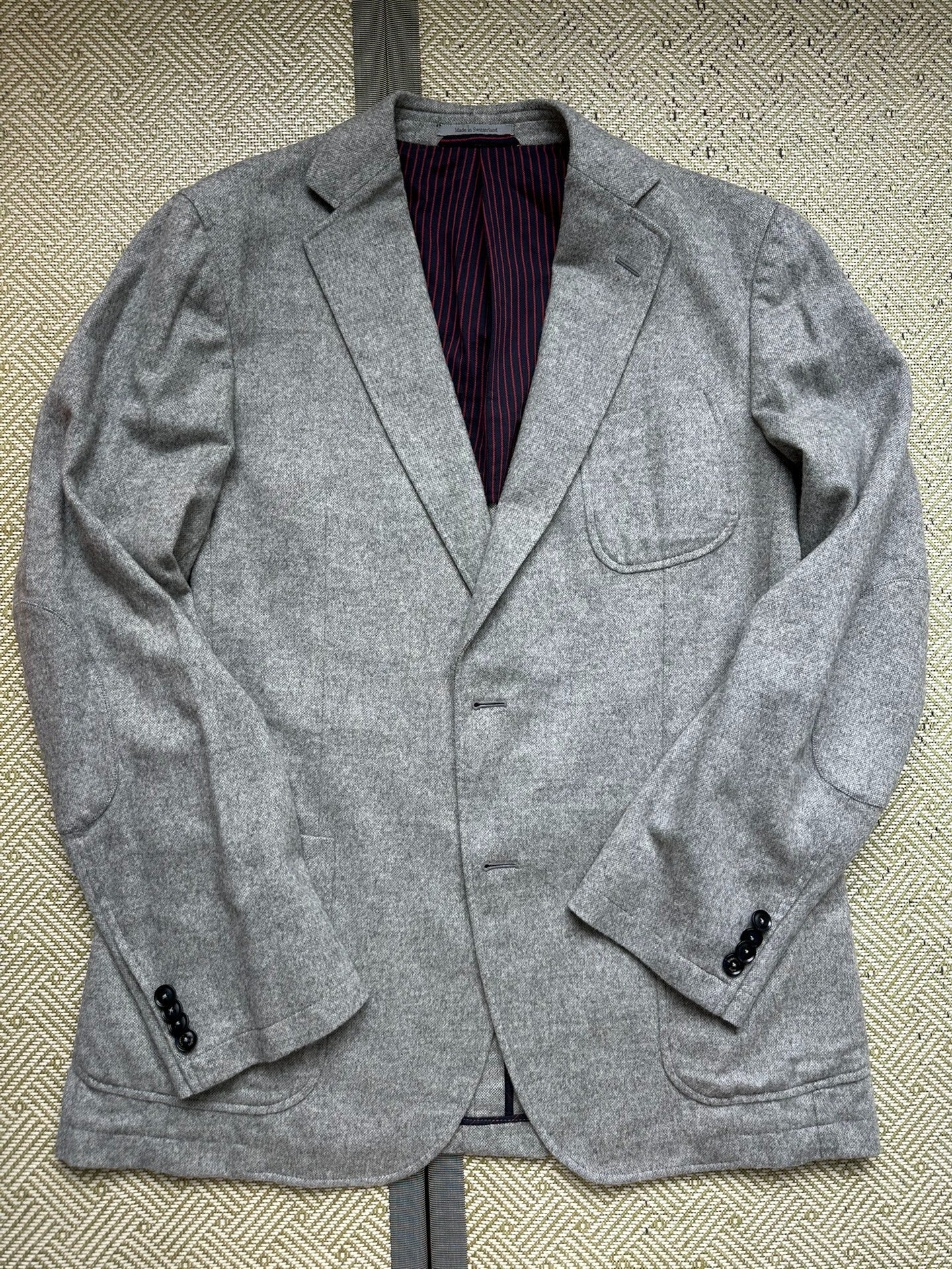 gray wool blazer by Ermenegildo Zegna