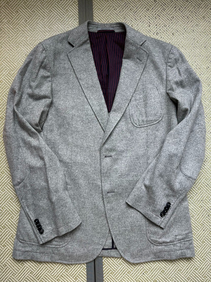 gray wool blazer by Ermenegildo Zegna