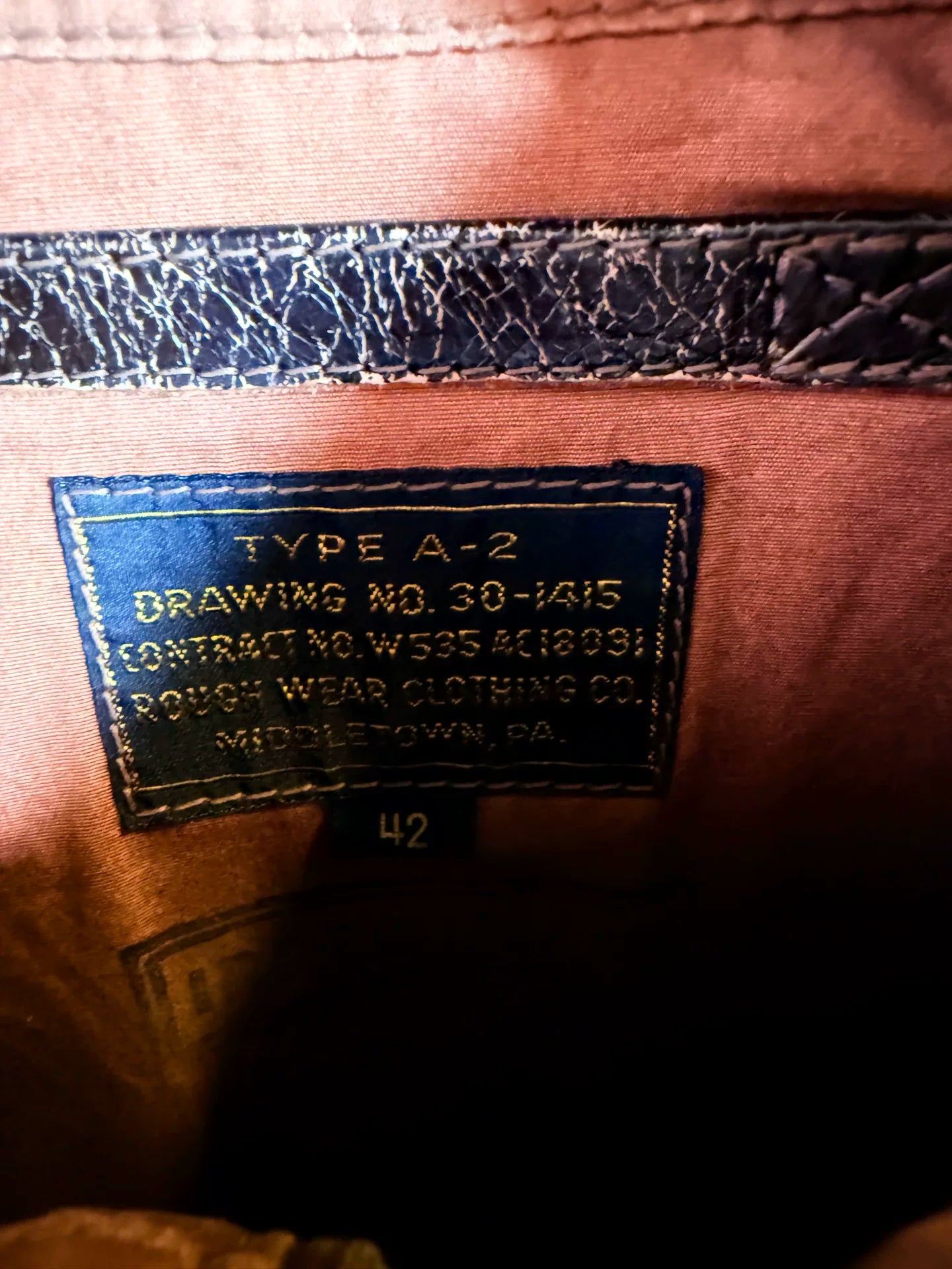 The Real McCoy Type A-2 Flight Jacket