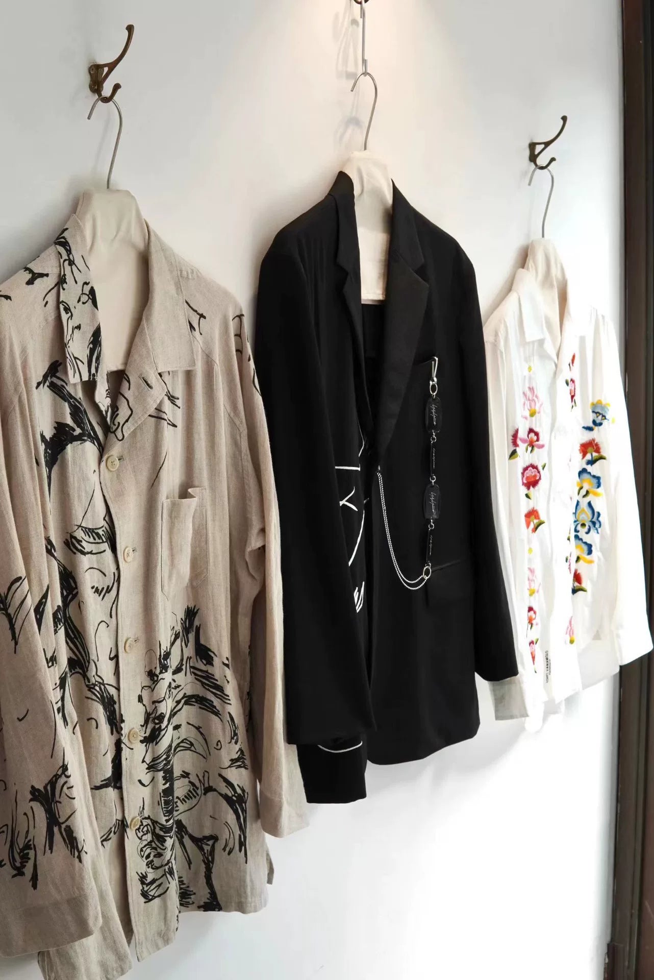 Yohji Yamamoto S/S 2018 Graffiti Shirt Jacket