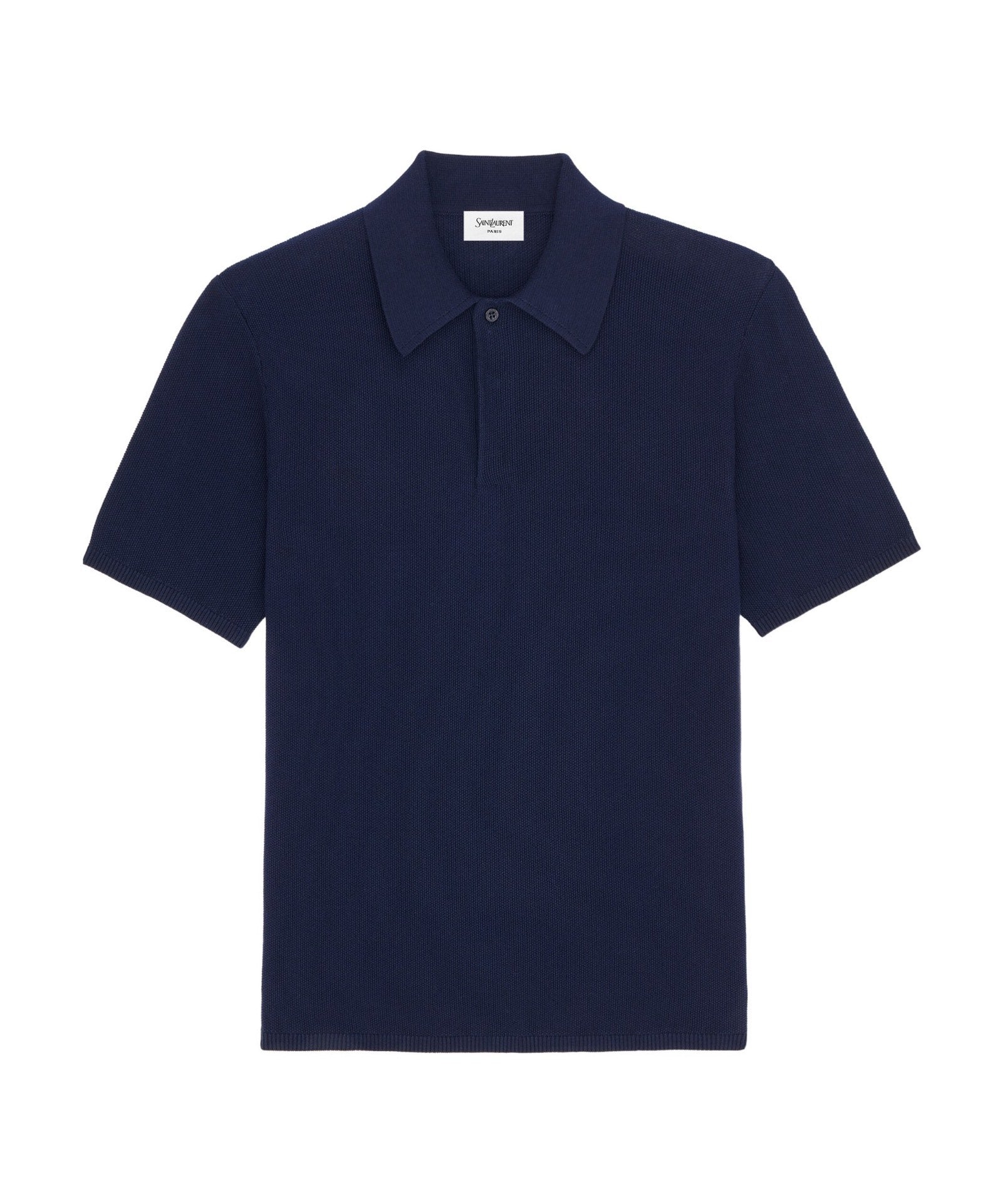 Saint Laurent Men's Cotton Short-Sleeve Polo