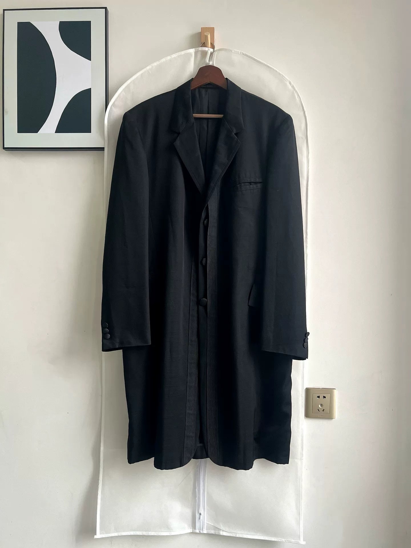 Yohji Yamamoto Silk Belted Coat