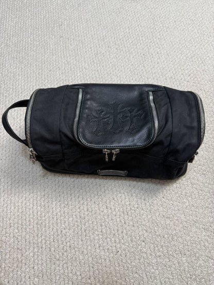 Chrome Hearts Cross Leather Wash Bag