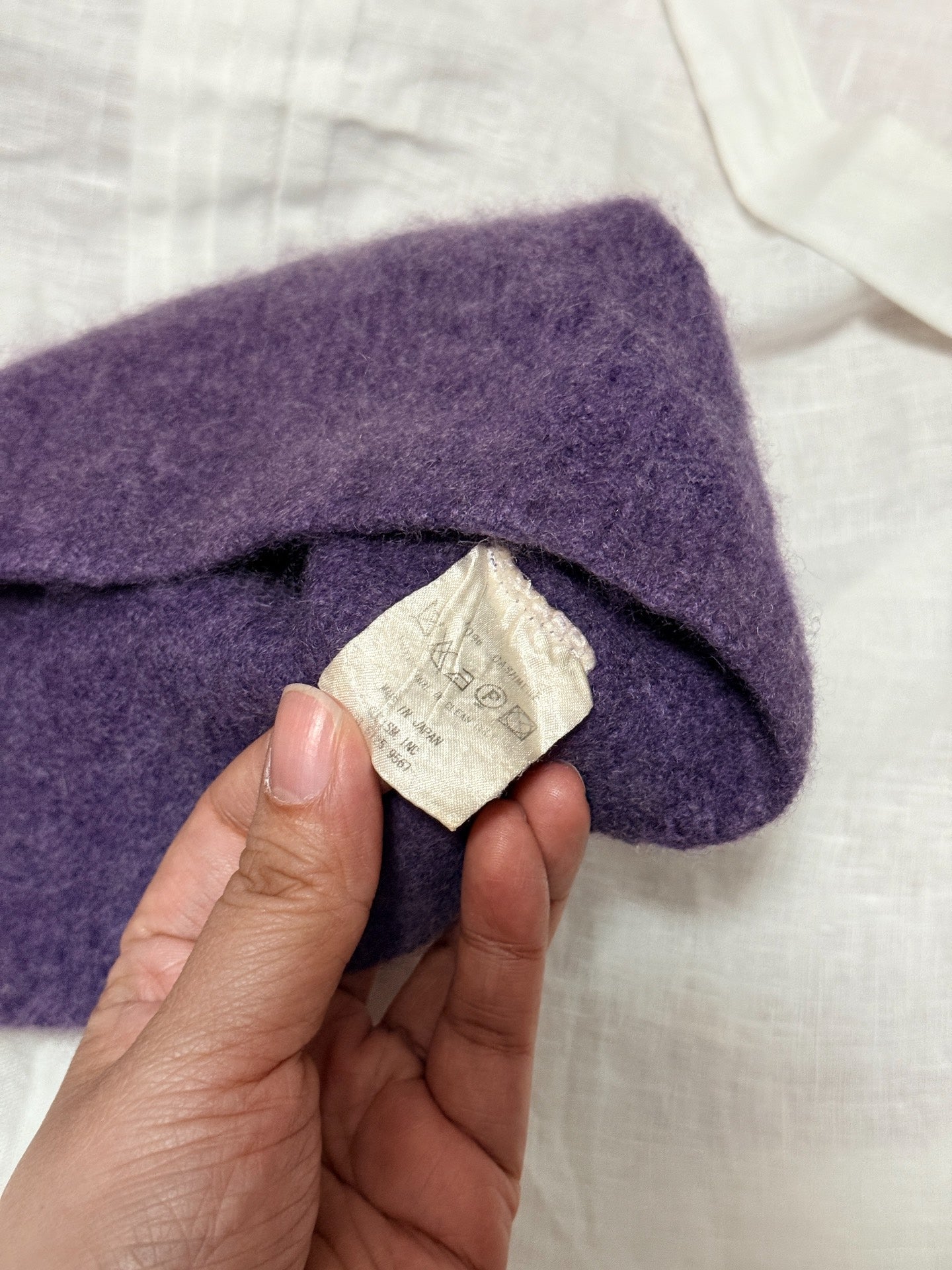 VISVIM Rare Cashmere Purple Beanie