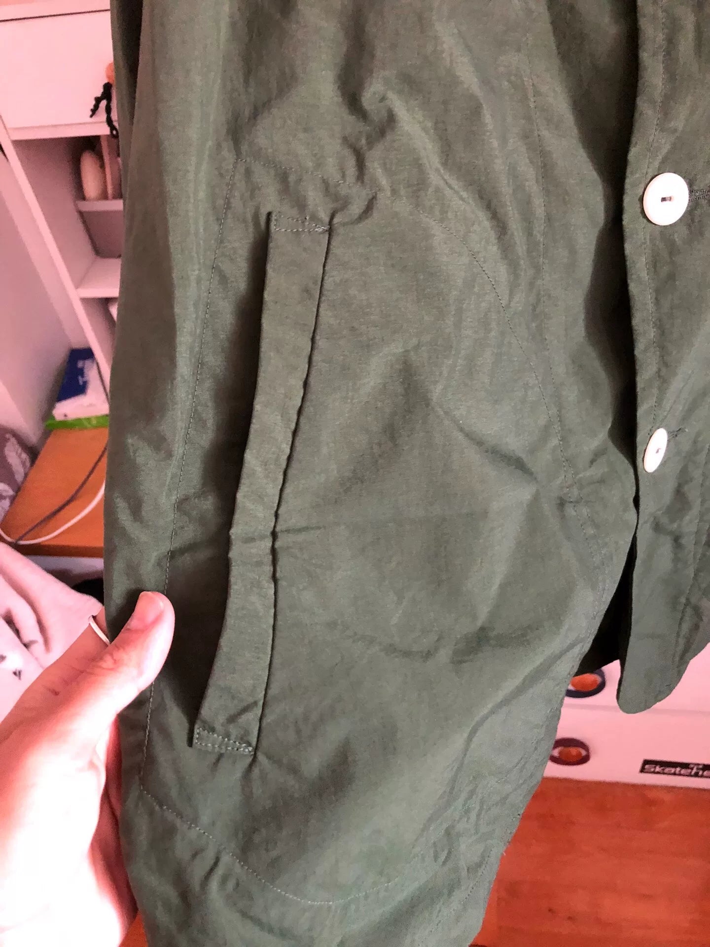 danton beams plus waterproof nylon jacket