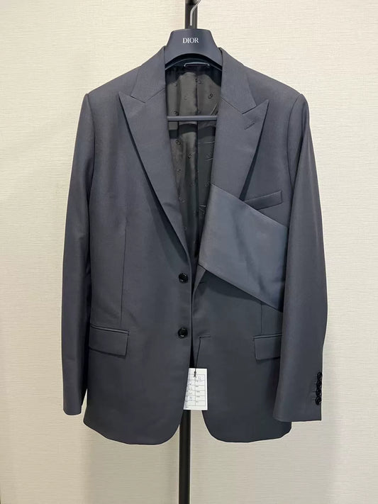 Dior Men Silk Satin Suit Autumn Winter