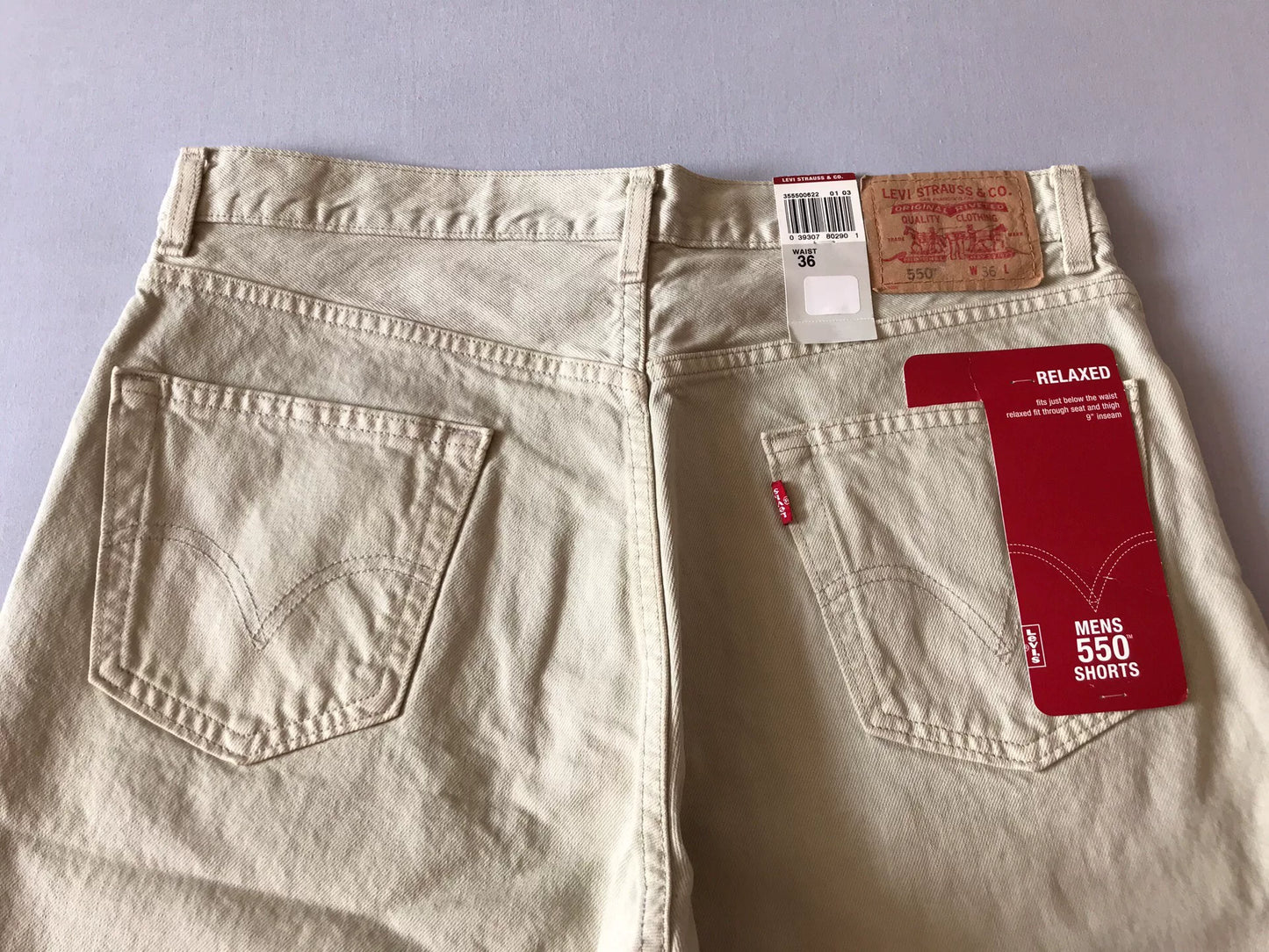 Levi's 550 Washed Denim Shorts W36