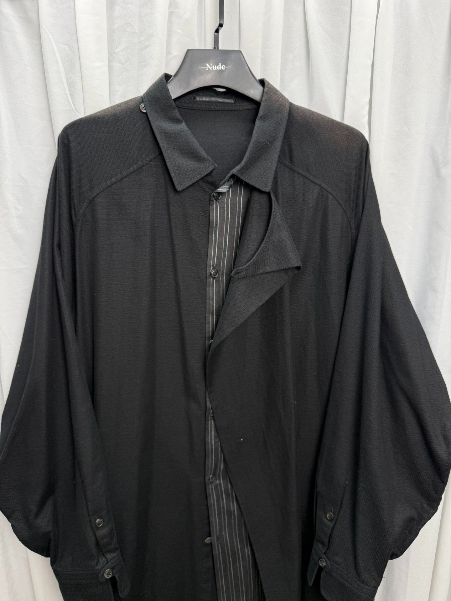 Yohji Yamamoto Pour Homme Double-Layer Coat