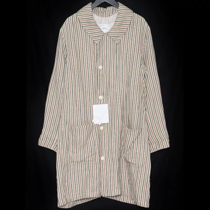 Visvim 20SS Grease Monkey Conoid Santome Linen Coat