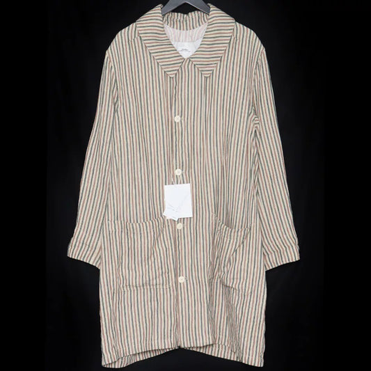 Visvim 20SS Grease Monkey Conoid Santome Linen Coat