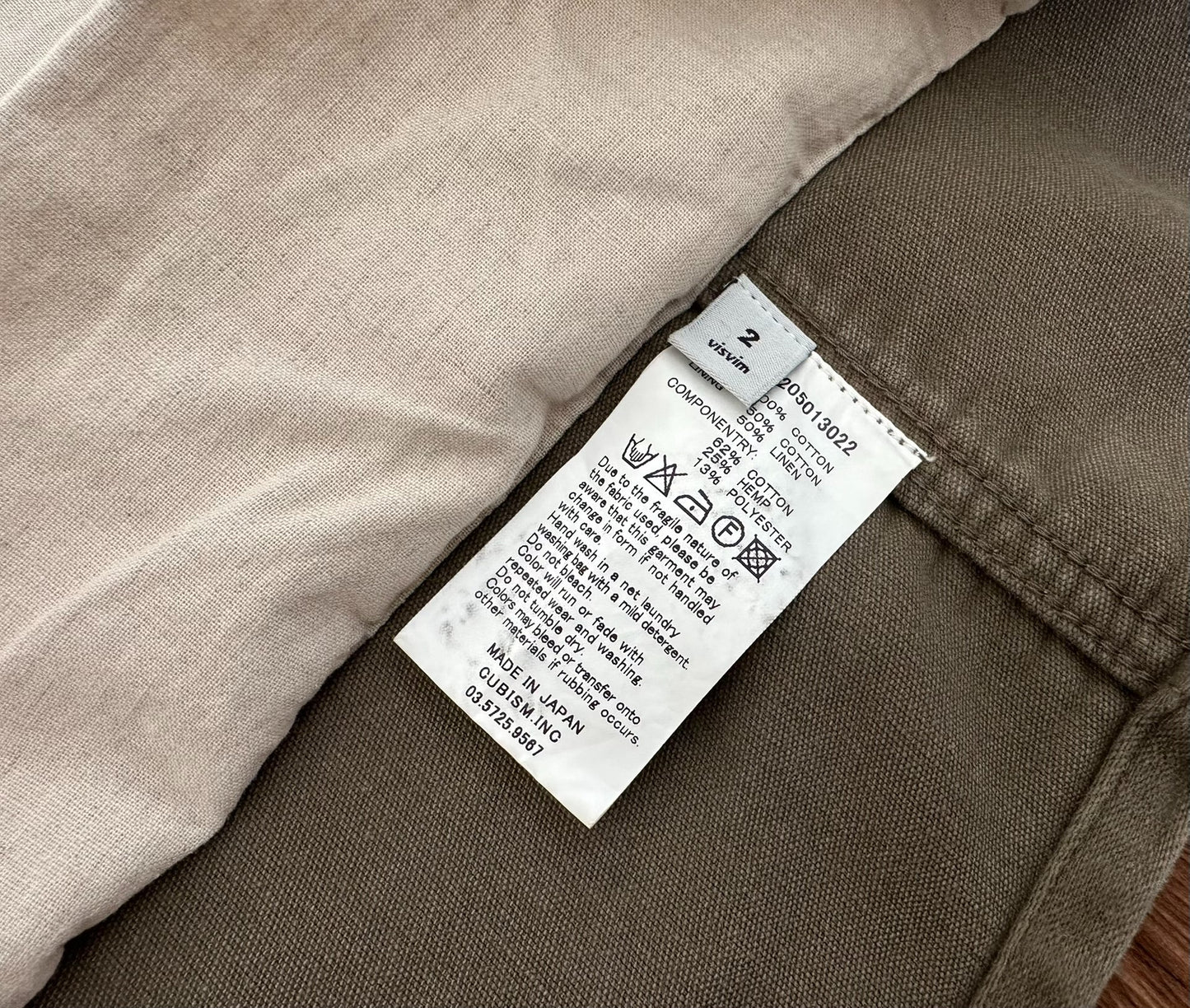 visvim minie hunting jacket in good condition