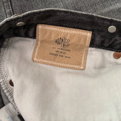 madness 23aw black denim jeans