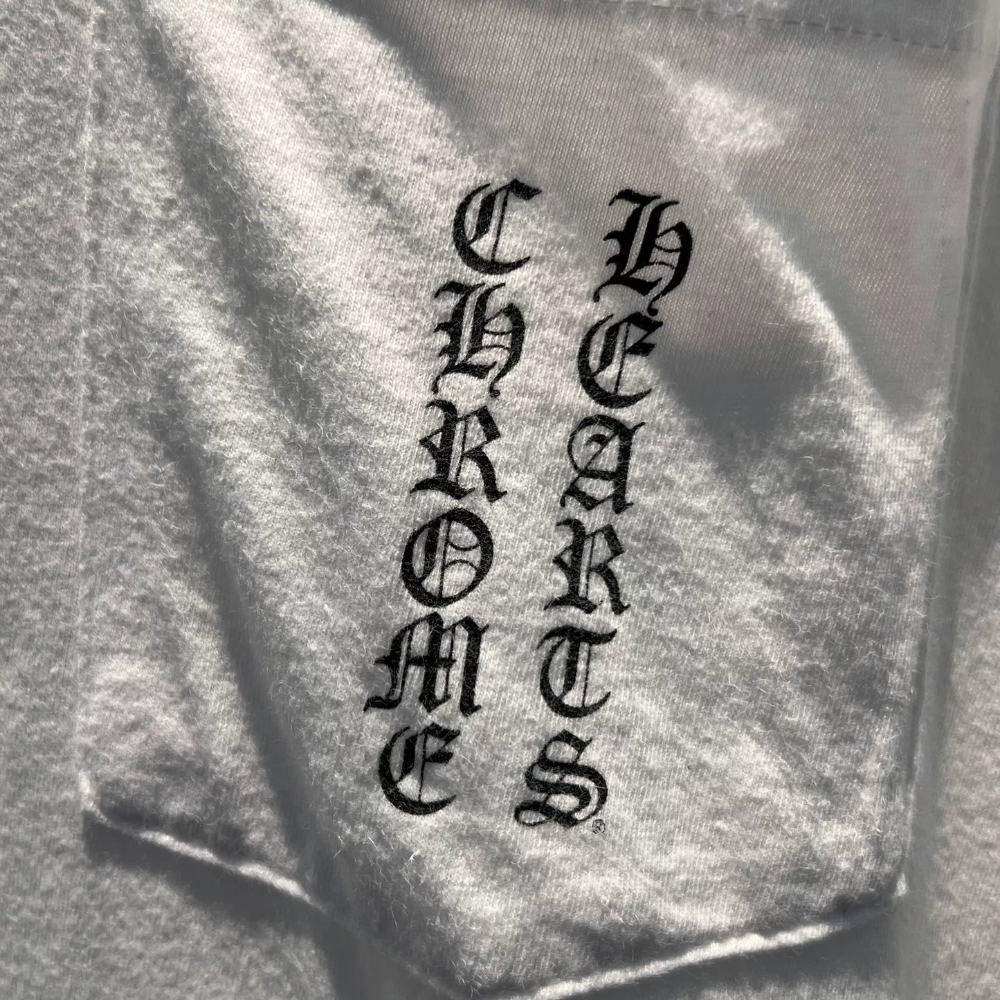 chrome hearts white cross short sleeve t-shirt