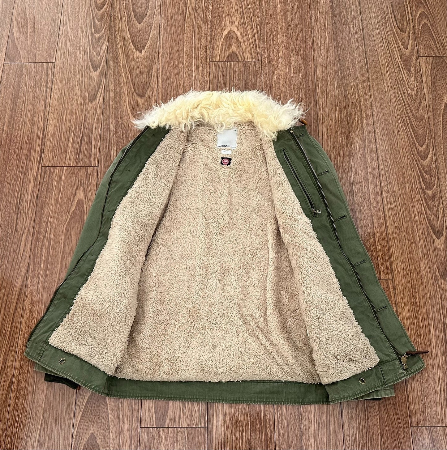 visvim deckhand jacket with fur collar