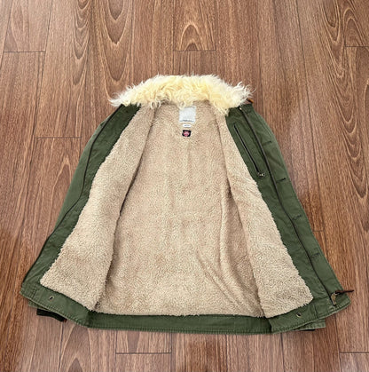 visvim deckhand jacket with fur collar