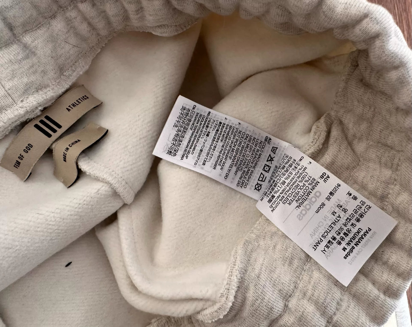 fear of god athletics x adidas sweatpants