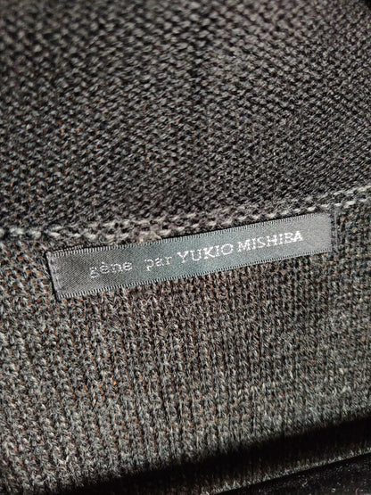 Yukio Mishima Black Knit Cardigan