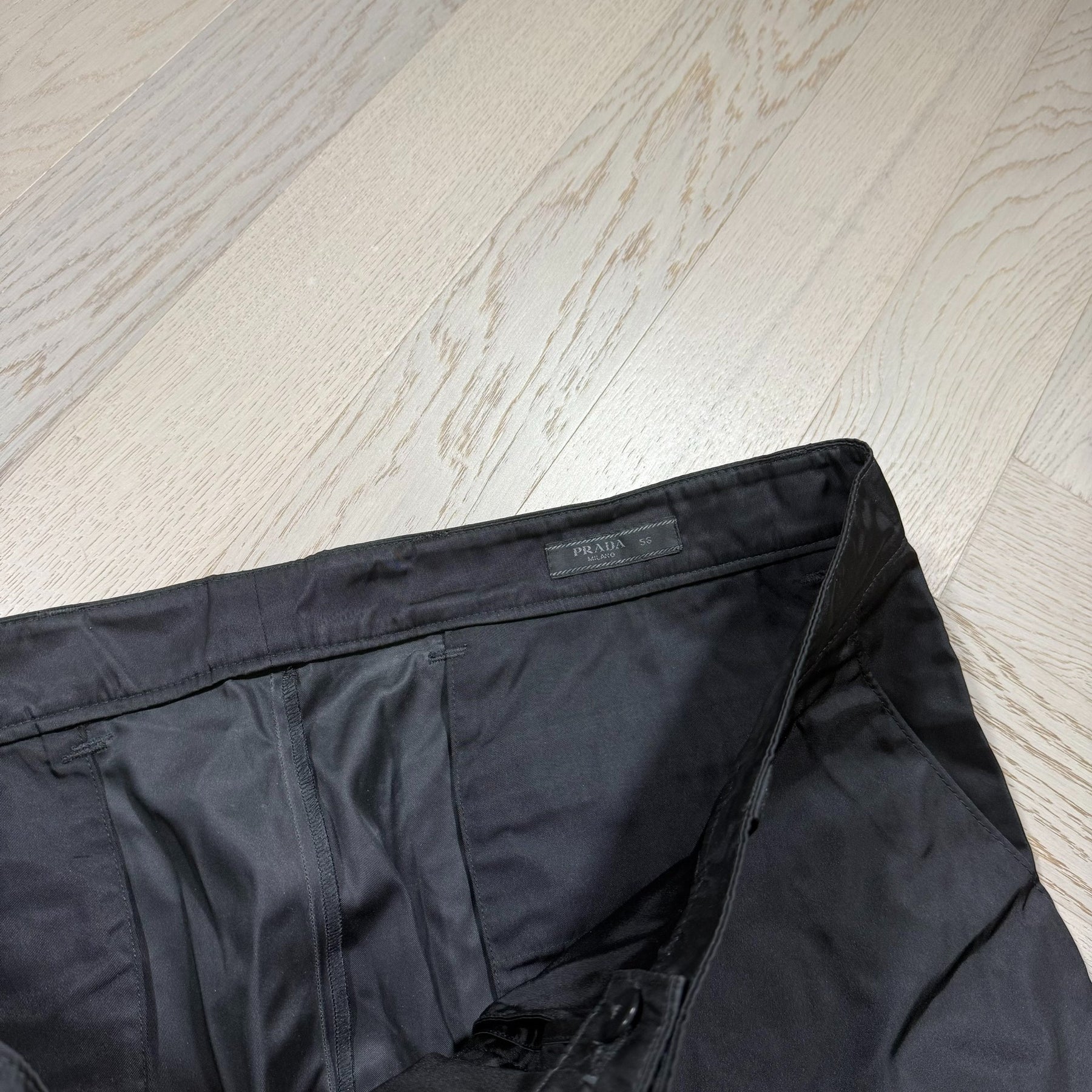 Prada Re-Nylon Logo Cargo Pants