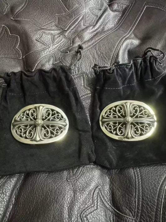 Chrome Hearts Oval Keeper Belt Buckle
