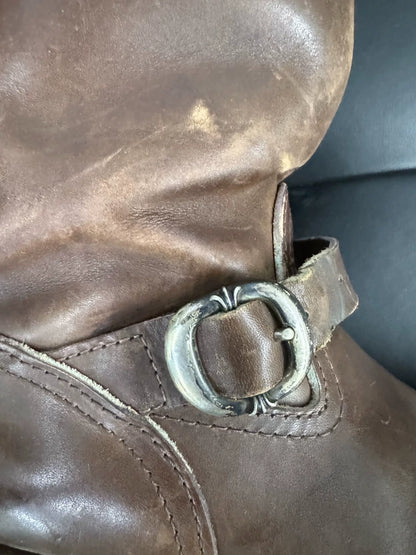 Chrome Hearts Wesco Brown Engineer Boots