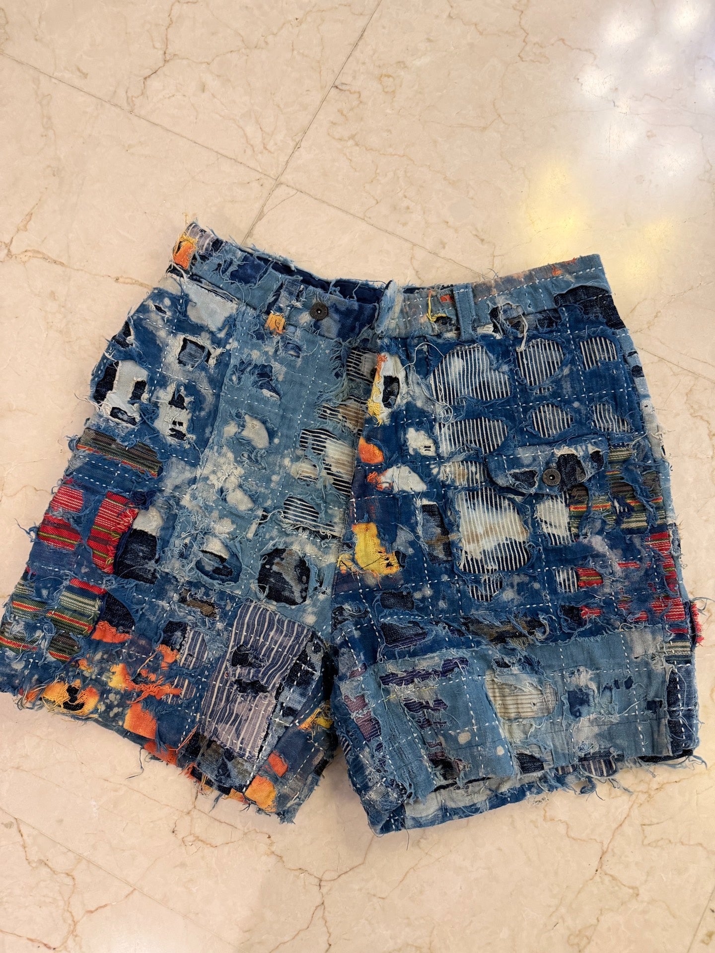 Kapital Boro Style Shorts