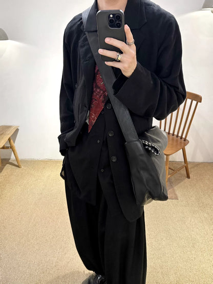 Yohji Yamamoto S/S 2024 Linen Button Jacket