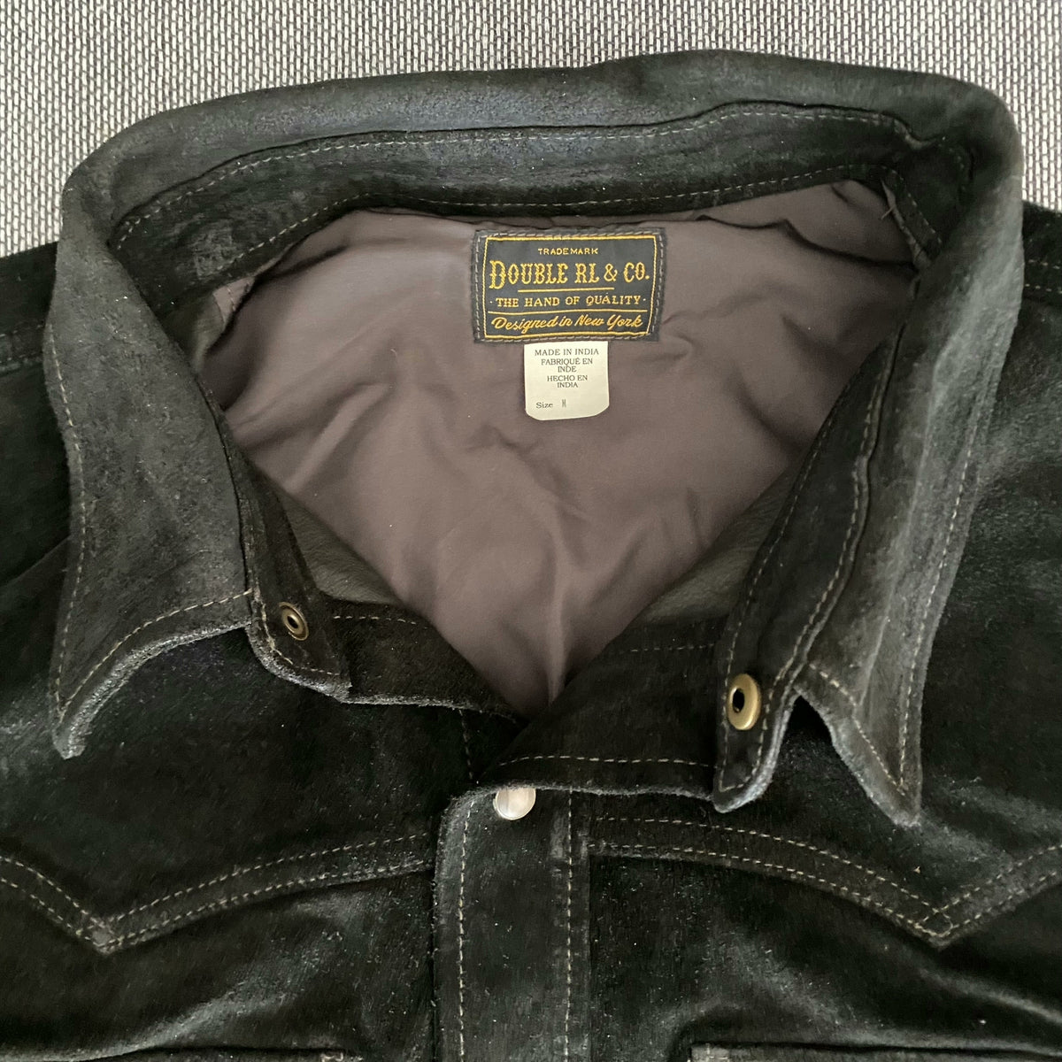Ralph Lauren RRL Western Leather Shirt