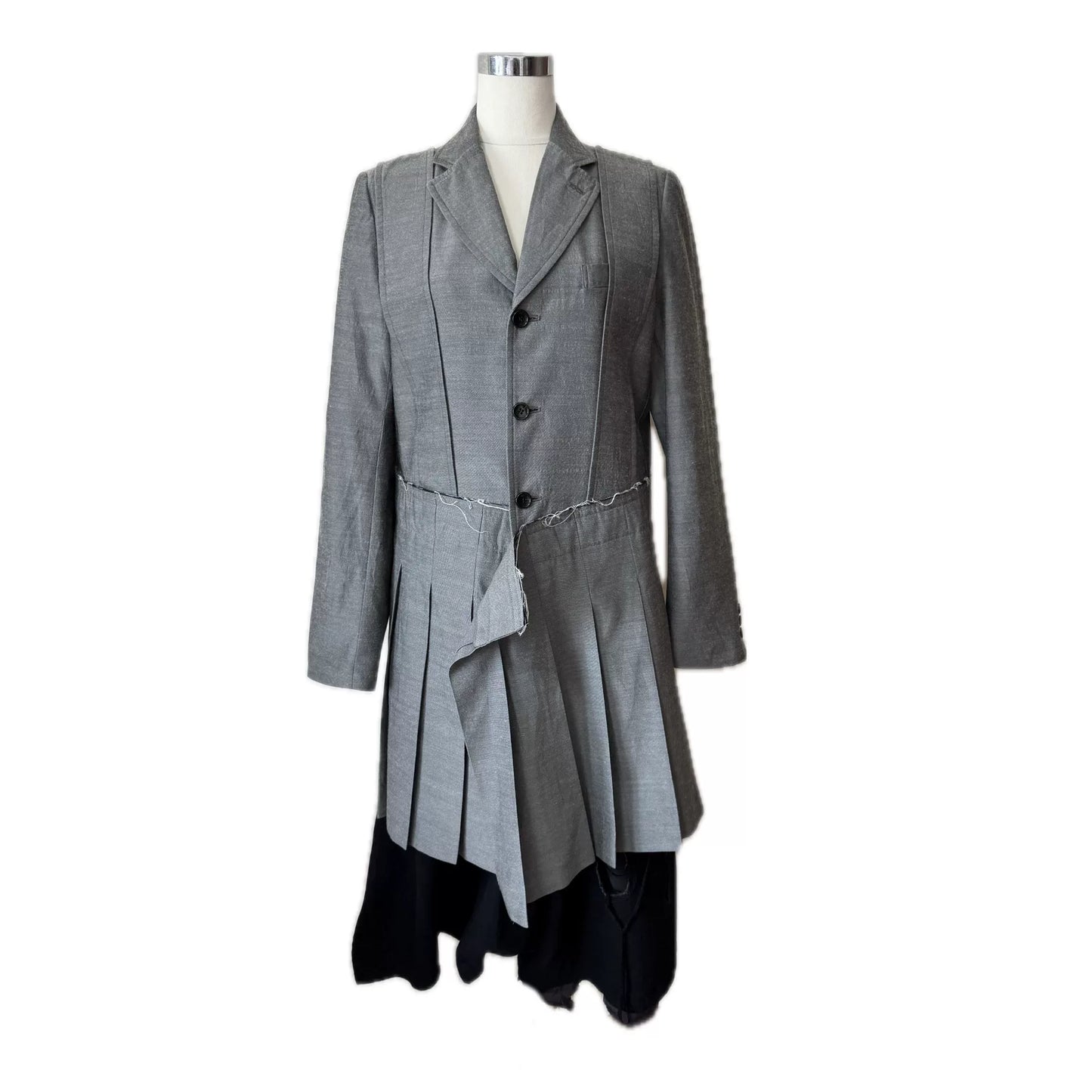 Comme des Garçons Pleated Panel Trench Coat