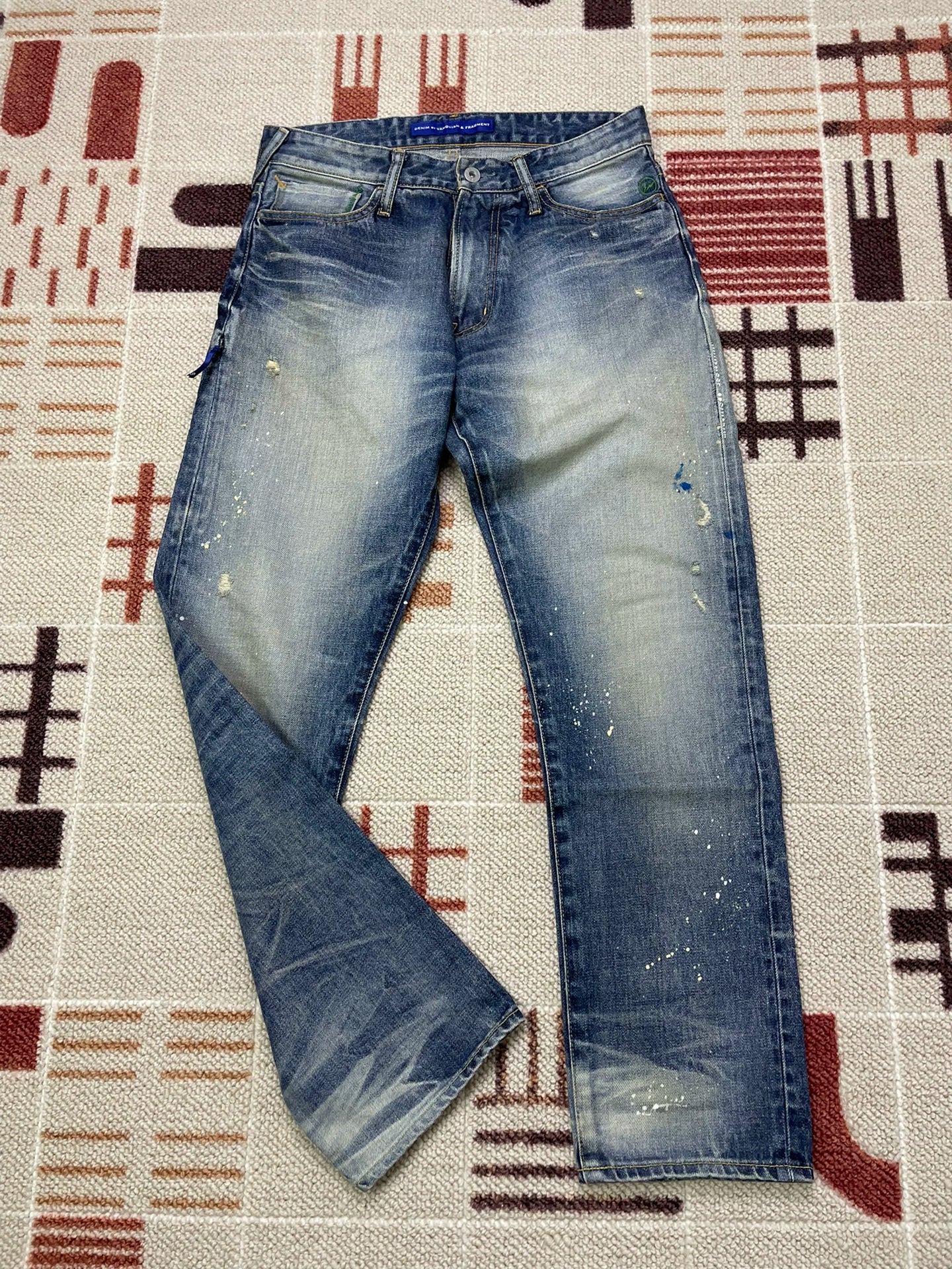 Vanquish & Fragment Distressed Denim Jeans