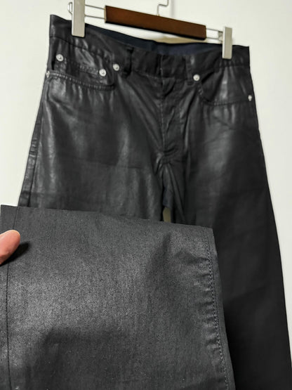 Dior Homme Coated Denim Pants for Spring