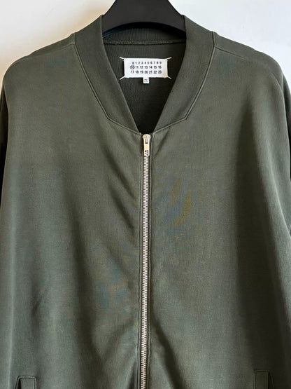 maison margiela aw2017 green bomber jacket