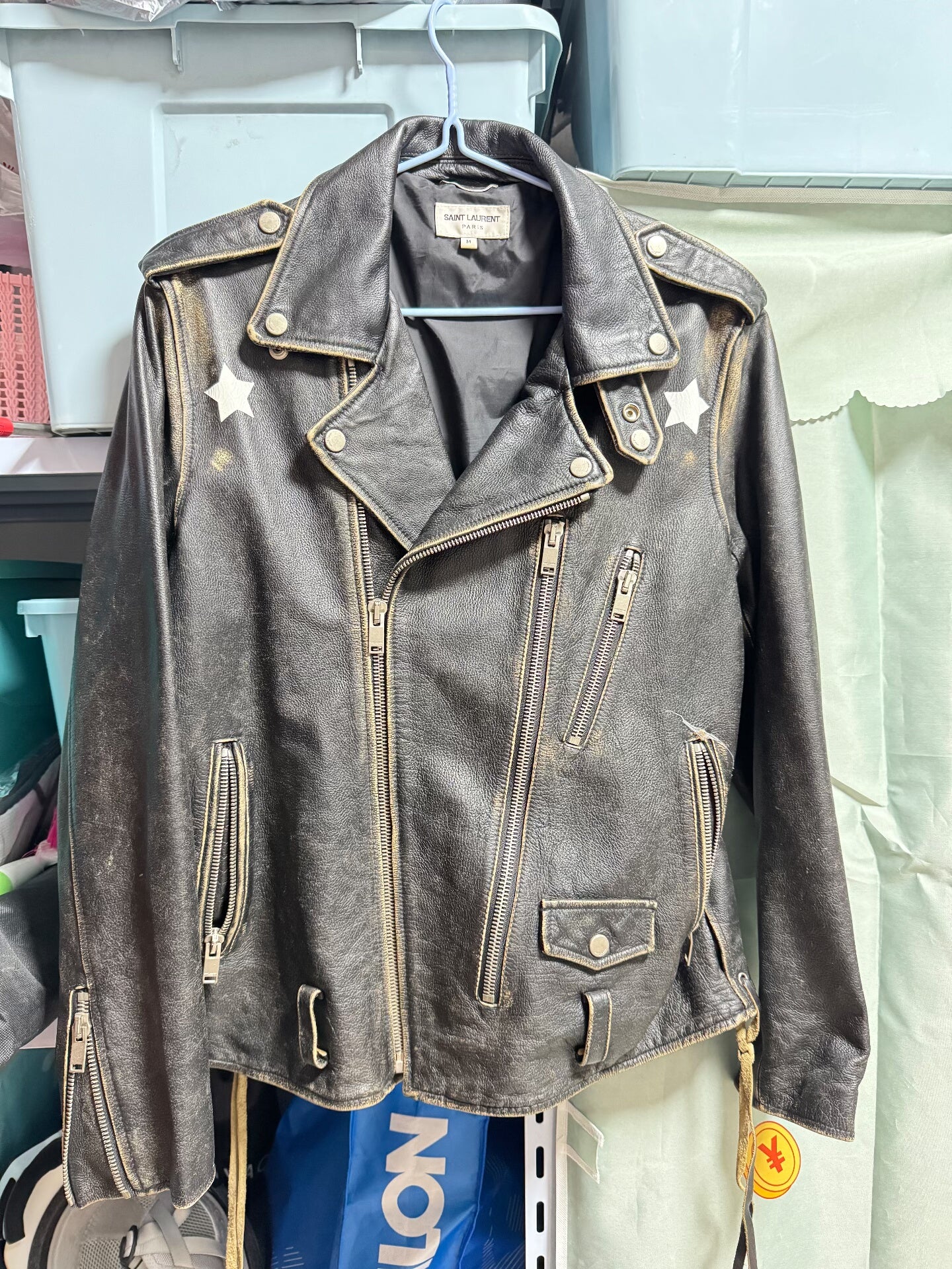 Saint Laurent Paris Leather Jacket