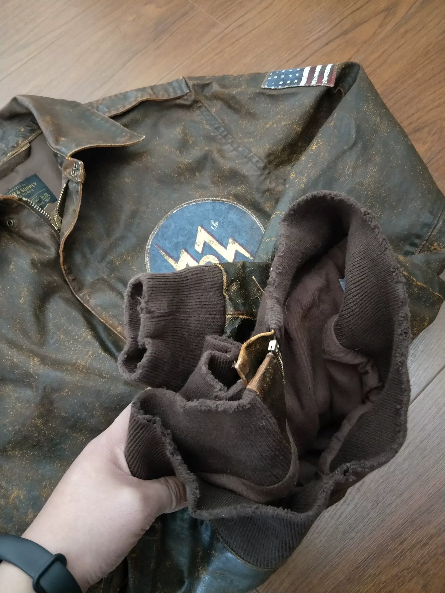 Ralph Lauren A2 Waxed Flight Jacket