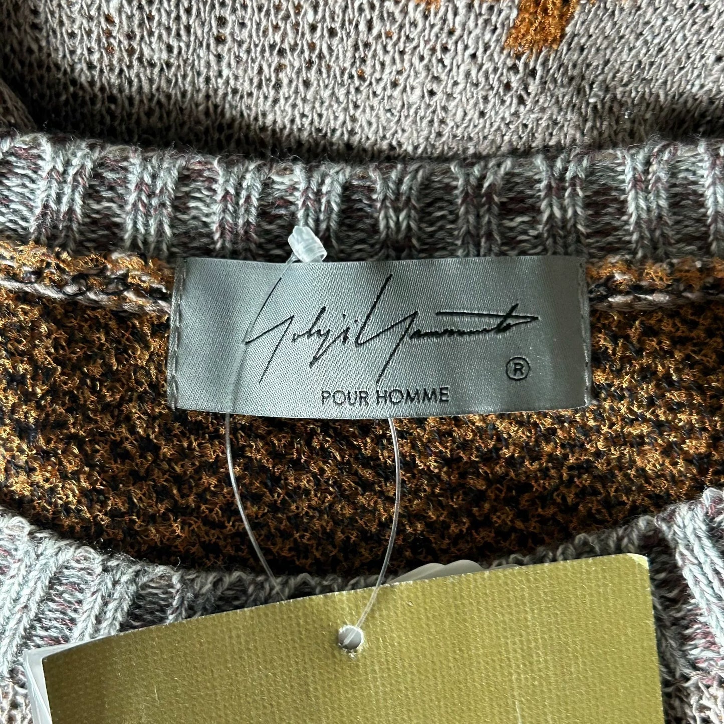 yohji yamamoto graffiti silk sweater