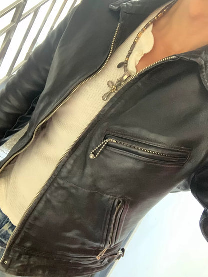 freewheelers leather jacket in excellent condition