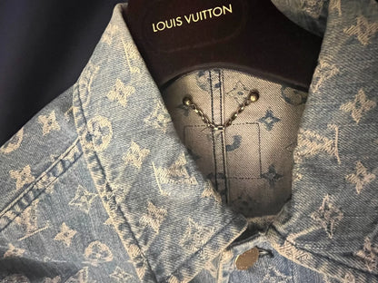 supreme lv denim jacket with tags
