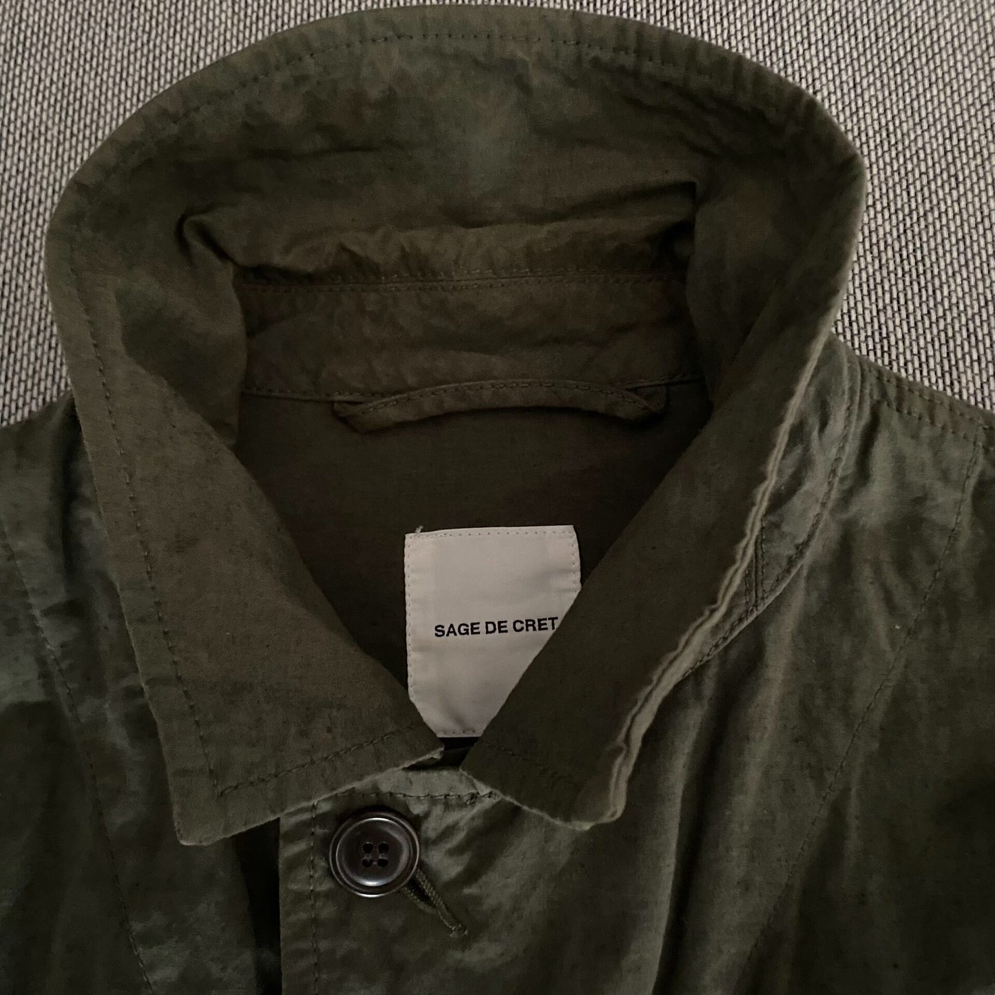 Sage De Cret Military Green Jacket